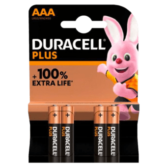 Duracell Plus Batterij AA extra life 4st