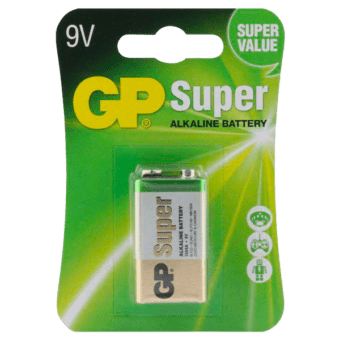 GP Super alkaline battery 9v 1st GP1604A-5U1