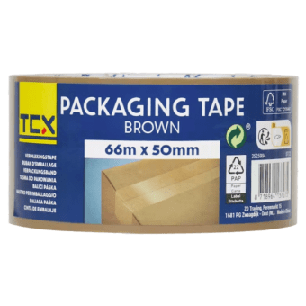 TCX Packing tape brown 50mm x 66m