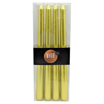 Wndr Candlelight kaarsen 25cm goud 4st