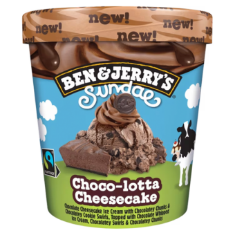 Ben & Jerry’s Sundae Choco-lotta cheesecake 465ml