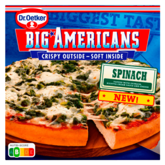 Dr. Oetker Big Americans Spinach 470g