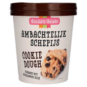 Giulia’s gelato Cookie dough ambachtelijk schepijs 500ml