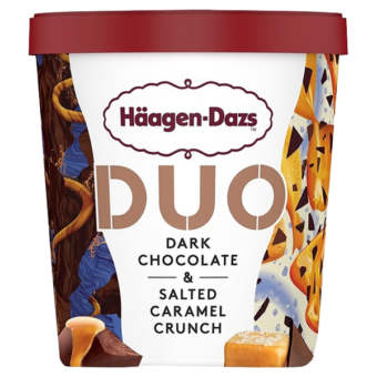 Häagen-Dazs Duo dark chocolate & salted caramel 460ml