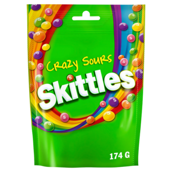 Skittles Crazy sour 174g