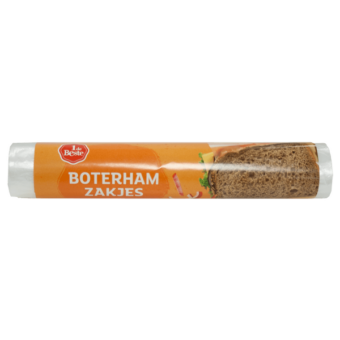 1de Beste Boterhamzakjes met sluitclips 120st