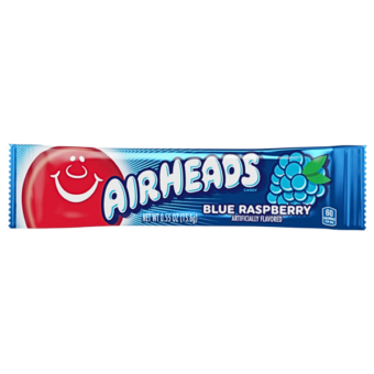 Airheads Candy bonbons Blue raspberry 15.6g