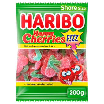 Haribo Fizz Happy cherries 200g