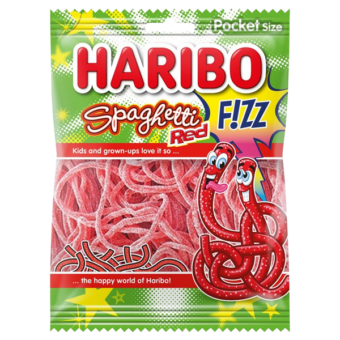 Haribo Fizz Spaghetti red 70g