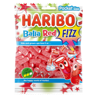 Haribo Fizz bella red zuur 70g