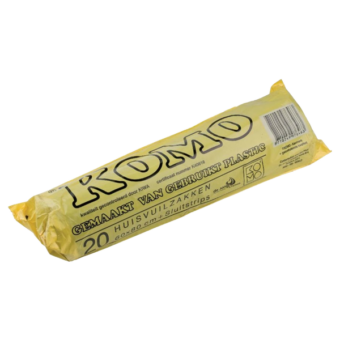 Komo Afvalzakken 60x80cm +sluitstrips 20st