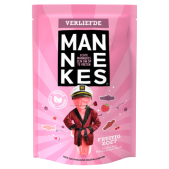 Mannekes Verliefde Fruitig zoet aardbei kers blauwe bessen 225gr