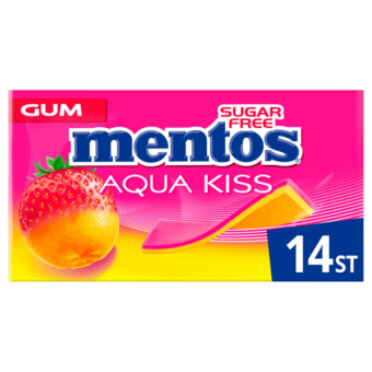 Mentos Gum Aqua kiss Strawberry Mandarin 14st