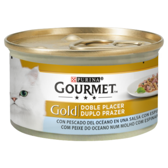 Purina Gourmet Gold Double delicacies fish 85g