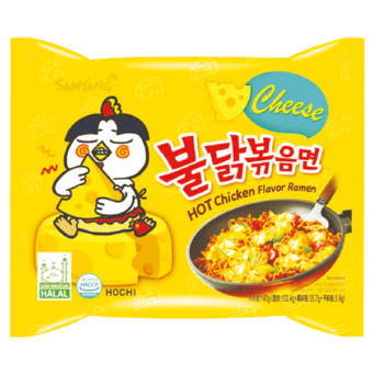 Samyang Bulk Hot chicken flavor ramen noodle Cheese 140g