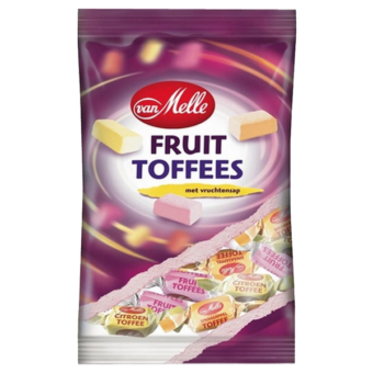 Van Melle Fruit toffees met vruchtensap 250g