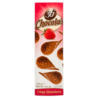 36 Chocola’s Crispy strawberry 125g