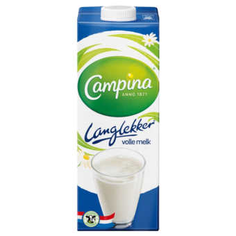 Campina Langlekker Volle melk 1l
