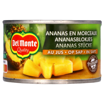 Del Monte Ananasblokjes 140g