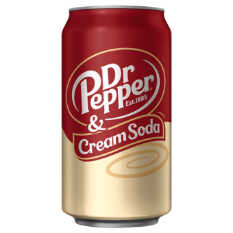 Dr Pepper & Cream soda 330ml
