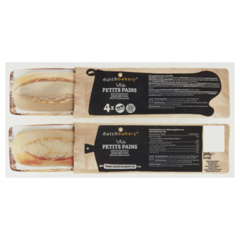 Dutchbakery Witte pistolets 4x