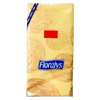 Floralys zakdoekjes 1pk 10st Geel