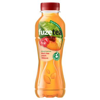 Fuzetea Black tea Peach Hibiscus 400ml
