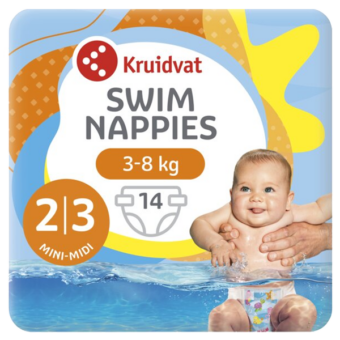 Kruidvat Swim Nappies 2|3 Mini-midi 3-8kg 14st