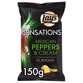 Lay’s Sensations Mexican peppers & cream 150g