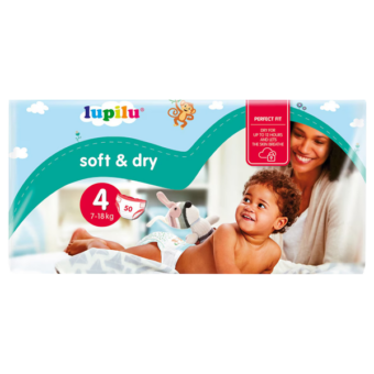 Lupilu Soft & dry pampers 4maxi 7-18kg 50stu