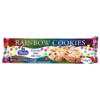 Merba Rainbow cookies 150g