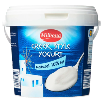 Milbona Greek style yoghurt 10% fat 1kg