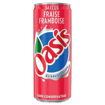 Oasis Aardbei framboos 330ml