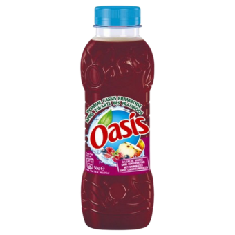 Oasis Appel zwarte bes framboos 500ml