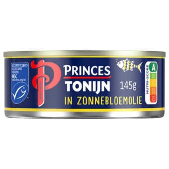 Princes Tonijnstukken in zonnebloemolie 102g