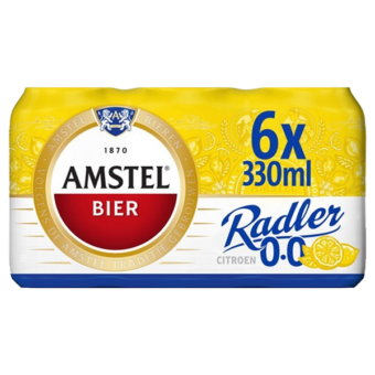 Amstel Bier Radler 0.0 330ml 6pack