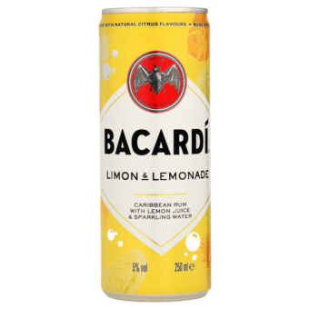 Bacardi Limon & Lemonade 250ml