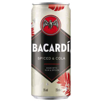 Bacardi Spiced & Cola 250ml