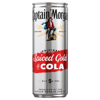Captain Morgan Original Spiced gold & Cola 250ml