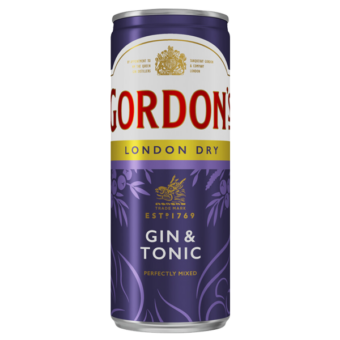Gordon’s London Dry Gin & Tonic 250ml