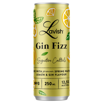 Lavish Gin Fizz 250ml